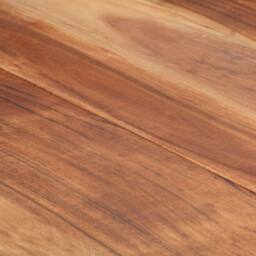 Berkfield Home Dining Table 160x80x75 cm Solid Wood with Sheesham Finish in Brown - Size: 160 x 80 x 75 cm - thumbnail 5