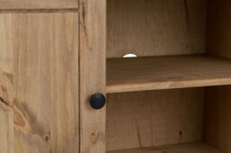Seconique Panama 2 Door 1 Shelf Flat Screen TV Unit in Light Oak - thumbnail 7