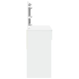 Berkfield Home Dressing Table with LED White 100x40x120 cm - Size: 100 x 40 x 120 cm - thumbnail 6
