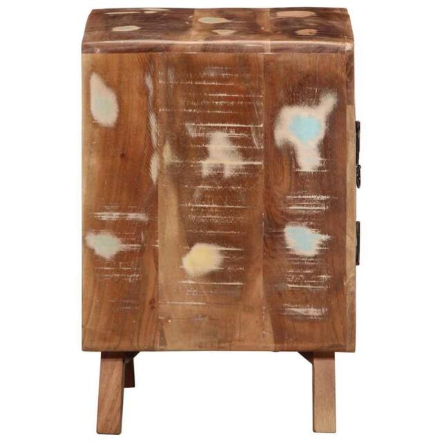 Berkfield Home Stylish Bedside Cabinet 2 pcs 40x32x46 cm Solid Wood Reclaimed - Size: 40 x 32 x 46 cm - image 1