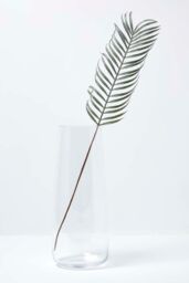Homescapes Glitter Palm Leaf Single Stem in Green - thumbnail 5