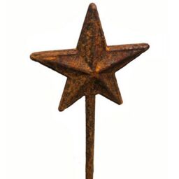 Poppyforge Star 5Ft Plant Pin BM/RtR (Pack of 3) - Steel - W10 x H152.4 cm in Brown - thumbnail 2