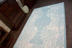 RugsX Acrylic Mirada Rug in Blue - Size: 160 cm x 230 cm - thumbnail 2