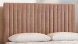 "Knight Sleep Emily Plush Bed Set, 4 Drawers With Mattress, & 24""Headboard in Pink - Size: Super King" - thumbnail 4
