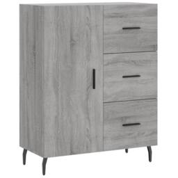Berkfield Home Highboard Grey Sonoma 69.5x34x180 cm Engineered Wood - thumbnail 7