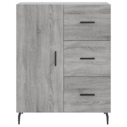 Berkfield Home Highboard Grey Sonoma 69.5x34x180 cm Engineered Wood - thumbnail 8