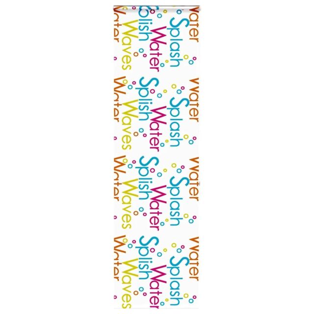 Berkfield Home Shower Roller Blind with Cassette 60x240 cm Fabric Width 56 cm in Black - image 1