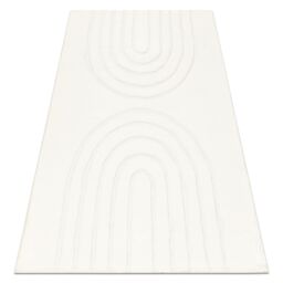 RugsX Curvy 11 Rug in White - Size: 80 cm x 150 cm