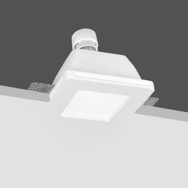 Netlighting SNOW Recessed Downlight White 12x12x6cm - Size: 12 x 12 x 6 cm