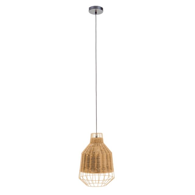 Orsina Rattan Pendant Lamp, Durable in Natural - image 1