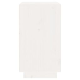 Berkfield Home Wine Cabinet White 55.5x34x61 cm Solid Wood Pine - thumbnail 6