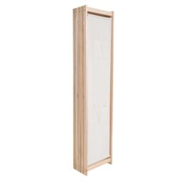 Berkfield Home 5-Panel Room Divider Cream 200x170x4 cm Fabric in Beige - Size: 200 x 170 x 4 cm - thumbnail 2