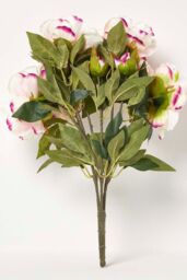 Homescapes Set of 2 Pink & Cream Artificial Magnolia Bouquet Arrangements - thumbnail 6
