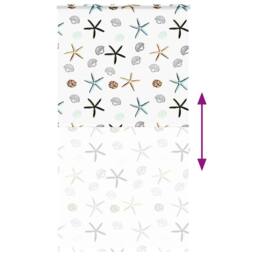 Berkfield Home Shower Roller Blind with Cassette 120x240 cm Fabric Width 116 cm in White - thumbnail 5