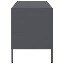 Berkfield Home TV Cabinets 2 pcs Anthracite 68x39x50.5 cm Steel in Grey - thumbnail 8
