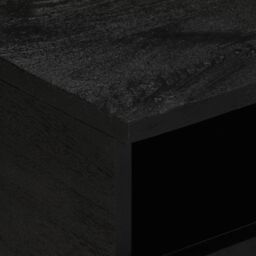 Berkfield Home Coffee Table Black 80x54x40 cm Engineered Wood - Size: 80 x 54 x 40 cm - thumbnail 6