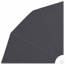 Berkfield Home Balcony Privacy Screen Folding Manual Black 210 x 210 cm Fabric - thumbnail 2