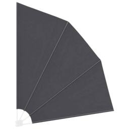 Berkfield Home Balcony Privacy Screen Folding Manual Black 210 x 210 cm Fabric - thumbnail 5