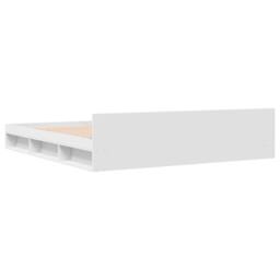Berkfield Home Modern Bed Frame with Drawers without Mattress White 180x200 cm S - Size: Super King - thumbnail 6