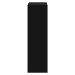 Berkfield Home Shoe Cabinet Black 63x24x81 cm Engineered Wood - Size: 63 x 24 x 81 cm - thumbnail 5