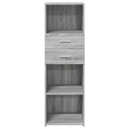 Berkfield Home Highboard Grey Sonoma 40x42.5x124 cm Engineered Wood - thumbnail 4