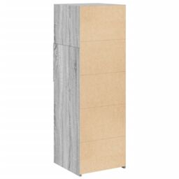Berkfield Home Highboard Grey Sonoma 40x42.5x124 cm Engineered Wood - thumbnail 6