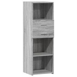 Berkfield Home Highboard Grey Sonoma 40x42.5x124 cm Engineered Wood - thumbnail 2