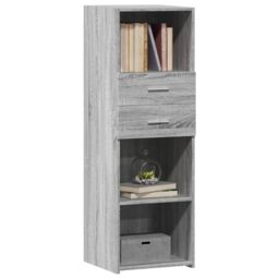 Berkfield Home Highboard Grey Sonoma 40x42.5x124 cm Engineered Wood - thumbnail 3