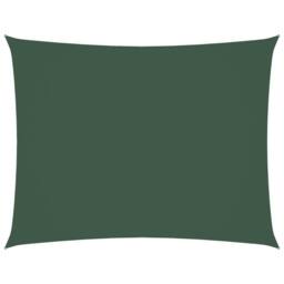 Berkfield Home Sunshade Sail Oxford Fabric Rectangular 3.5x4.5 m Dark Green - thumbnail 3