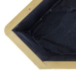 Rowlinsons Marberry Corner Planter - L30 x W50 x H50 cm in Brown - thumbnail 4