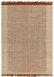 The Rug Shop UK Beige Handmade Wool Geometric Kilim Easy to Clean Area Rug - Size: 160 cm x 230 cm - thumbnail 2