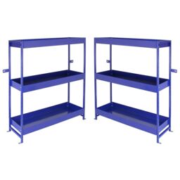 Monstershop Monster Racking Lightning Metal Van Shelving Unit Duo in Blue