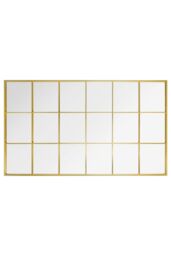 "MirrorOutlet Gold Modern Window Garden Wall Mirror 79"" X 47"" (200CM X 120CM) - Size: 1 Pack" - thumbnail 4
