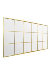 "MirrorOutlet Gold Modern Window Garden Wall Mirror 79"" X 47"" (200CM X 120CM) - Size: 1 Pack" - thumbnail 5