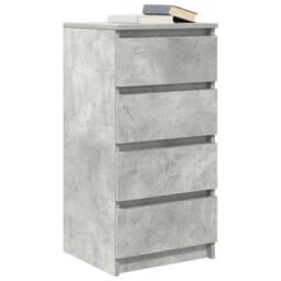Berkfield Home Sideboard Concrete Grey 37.5x35x76 cm Engineered Wood - thumbnail 4