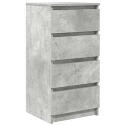 Berkfield Home Sideboard Concrete Grey 37.5x35x76 cm Engineered Wood - thumbnail 1