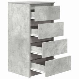 Berkfield Home Sideboard Concrete Grey 37.5x35x76 cm Engineered Wood - thumbnail 5