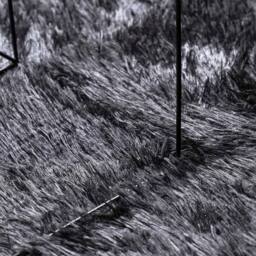 Berkfield Home Shaggy Rug High Pile NAVARRA Dark Grey 160x160 cm Polyester - Size: Medium - thumbnail 7