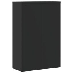 Berkfield Home File Cabinet Black 90x40x140 cm Steel - Size: 90 x 40 x 140 cm - thumbnail 6
