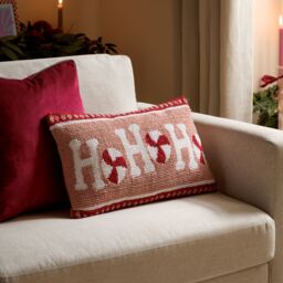 Furn Cando Ho Ho Ho Tufted Cushion in Pink - Size: 30 cm x 50 cm - thumbnail 1