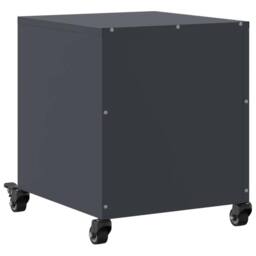 Berkfield Home Bedside Cabinet Anthracite 36x39x43.5 cm Steel in Charcoal - thumbnail 8