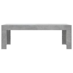 Berkfield Home Modern Coffee Table Concrete Grey 102x50x36 cm Engineered Wood - Size: 102 x 50 x 36 cm - thumbnail 4