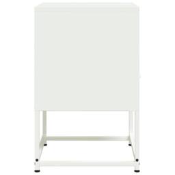 Berkfield Home Bedside Cabinets 2 pcs White 36x39x60.5 cm Steel - thumbnail 7