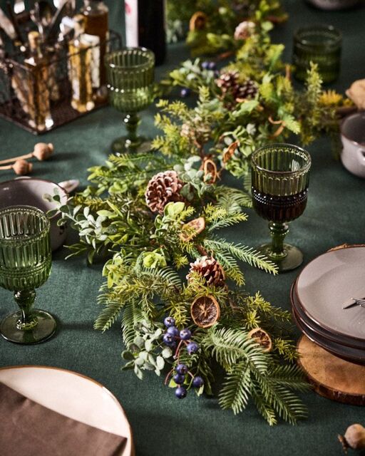 Dibor Fruits of the Forest Xmas Table Decoration Christmas Garland 1.5m - Size: Large - image 1