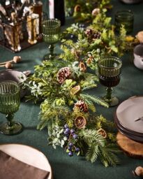 Dibor Fruits of the Forest Xmas Table Decoration Christmas Garland 1.5m - Size: Large - thumbnail 1