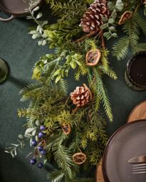 Dibor Fruits of the Forest Xmas Table Decoration Christmas Garland 1.5m - Size: Large - thumbnail 3