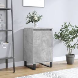 Berkfield Home Sideboard Concrete Grey 40x35x70 cm Engineered Wood - Size: 40 x 35 x 70 cm - thumbnail 2