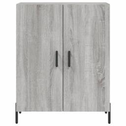 Berkfield Home Highboard Grey Sonoma 69.5x34x180 cm Engineered Wood - thumbnail 8