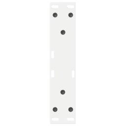 Berkfield Home Coffee Table Legs 2 pcs White 28x(42-43.3) cm Steel - thumbnail 7
