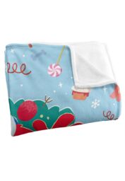 Sesame Street Furry Friends Forever Elmo Abby Wreath Silky Touch Super Soft Throw Blanket 152 X 127 cm in White - thumbnail 3